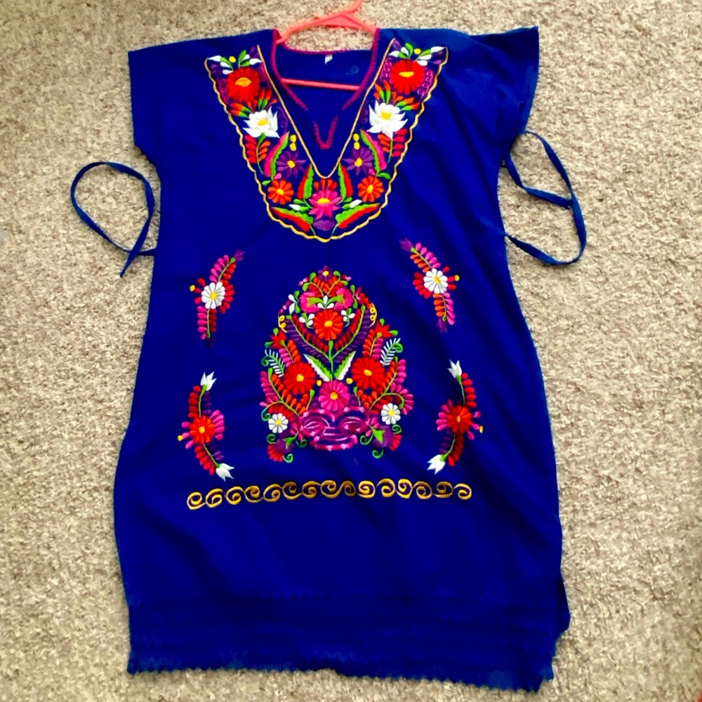Mexican embroidered dress